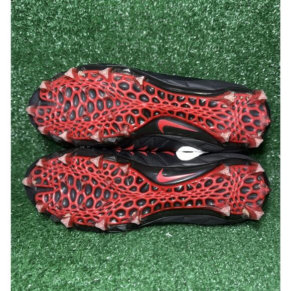 Nike Alpha Menace Pro PE Atlanta Falcons Red Black Football Cleats Men's Size 11 - Picture 9 of 10